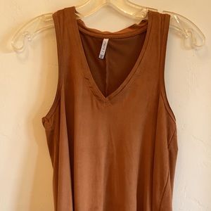 Boutique Suede Tank